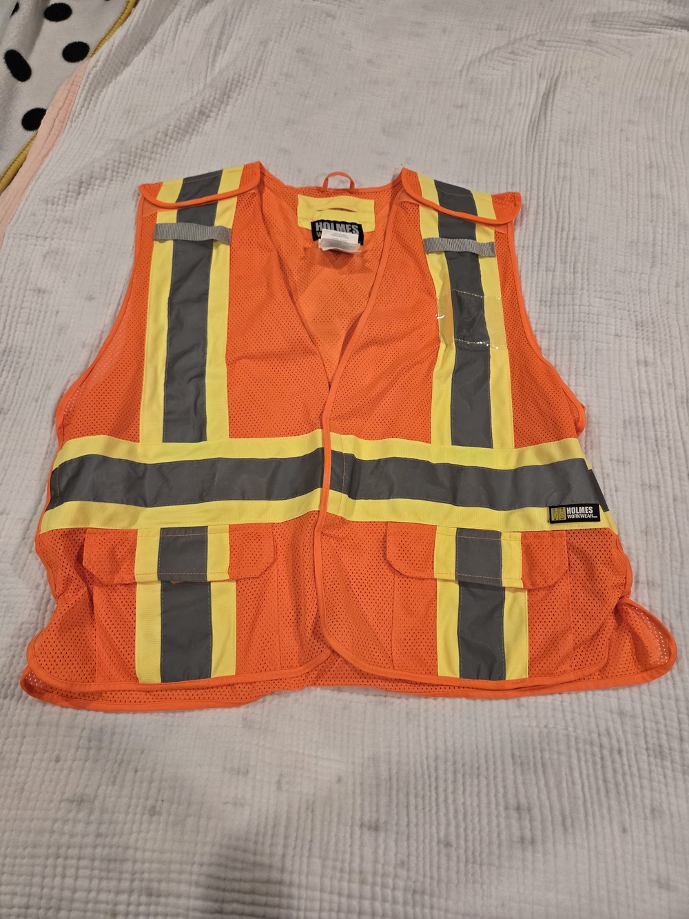 Holmes Orange Reflective Safety Vest - Class 2, Level 2
